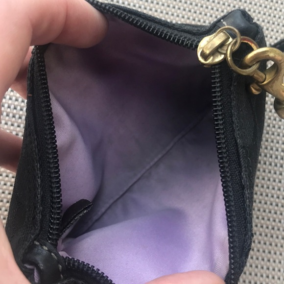 Black Coach Wristlet - Picture 3 of 6